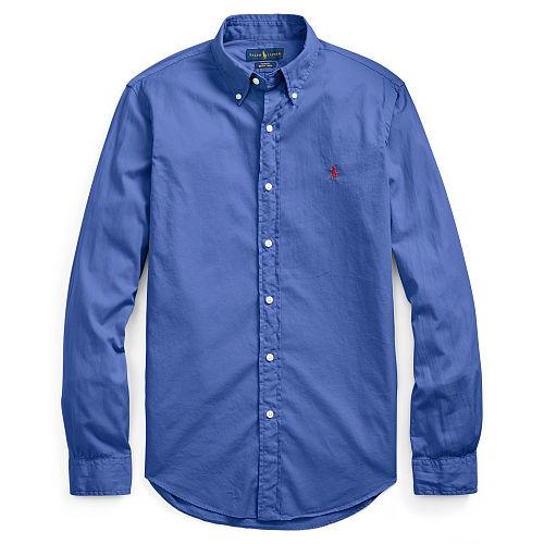 Polo Ralph Lauren Slim Fit Beach Twill Shirt Charter Blue