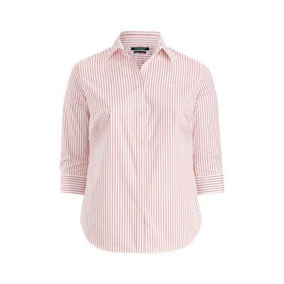 Ralph Lauren No-iron Button-down Shirt White/autumn Rouge