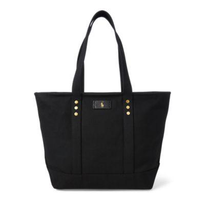 Ralph Lauren Canvas Tote Bag Black