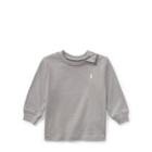 Ralph Lauren Cotton Long-sleeve T-shirt Soft Grey 12m