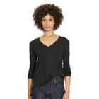 Polo Ralph Lauren Cotton V-neck Tee Black