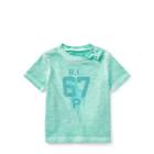 Ralph Lauren Cotton Jersey Graphic T-shirt Light Mint 9m