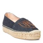 Polo Ralph Lauren Joanne Denim Espadrille Blue