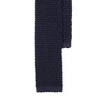 Ralph Lauren Knit Silk Tie Navy