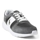 Polo Ralph Lauren Cordell Suede Sneaker Charcoal Grey