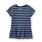 Ralph Lauren Striped Cotton Jersey Tunic Capri Blue/hunter Navy 3m