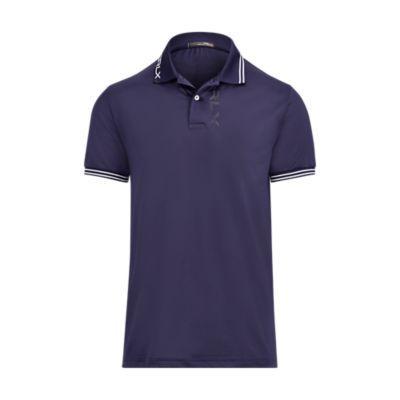 Ralph Lauren Custom Slim Fit Jacquard Polo French Navy
