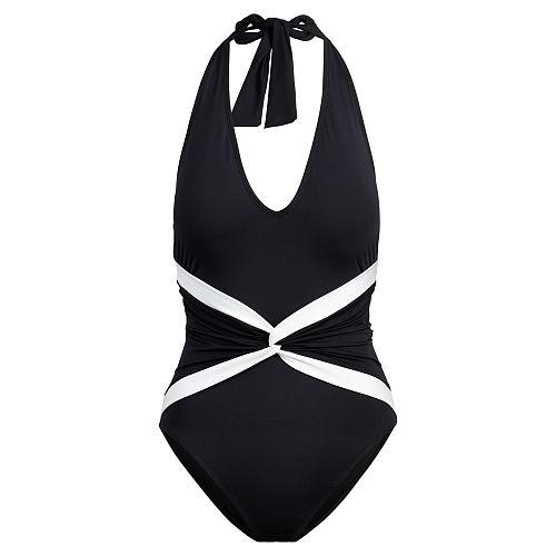 Ralph Lauren Lauren Twisted Halter One-piece