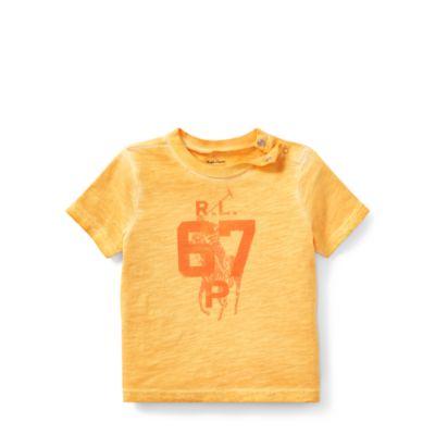 Ralph Lauren Cotton Jersey Graphic T-shirt Thai Orange 3m