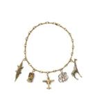 Ralph Lauren Double-wrap Charm Bracelet Gold
