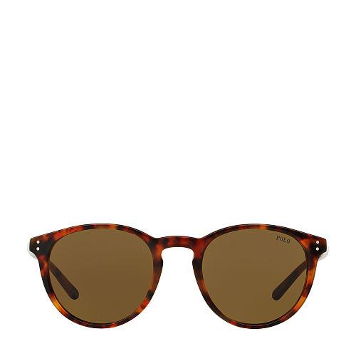Polo Ralph Lauren Stripe Polo Aviator Sunglasses