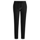 Ralph Lauren Straight Linen Pant Polo Black