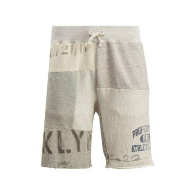 Ralph Lauren Patchwork Fleece Sweatshort Stadium Pepper Multi