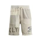 Ralph Lauren Patchwork Fleece Sweatshort Stadium Pepper Multi