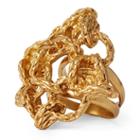 Ralph Lauren Interwoven Brass Ring