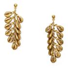 Ralph Lauren Brass Shell Dangle Earrings Gold