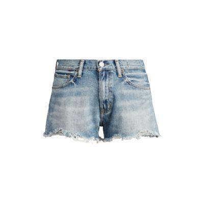 Ralph Lauren Cutoff Denim High-rise Short Blue
