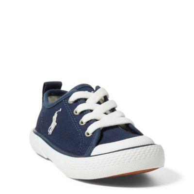 Ralph Lauren Camden Canvas Sneaker Navy/white