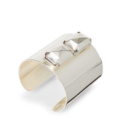 Ralph Lauren Sterling Stone Cuff Silver