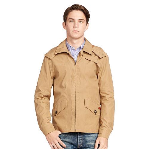 Polo Ralph Lauren Water-resistant Cotton Jacket True Camel