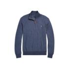 Ralph Lauren Cotton Half-zip Sweater Winter Navy Heather 3x Big