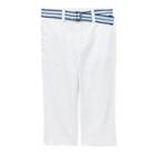 Ralph Lauren Belted Stretch Cotton Chino White 6m