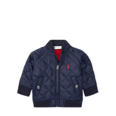 Ralph Lauren Quilted Baseball Jacket French Navy 3m