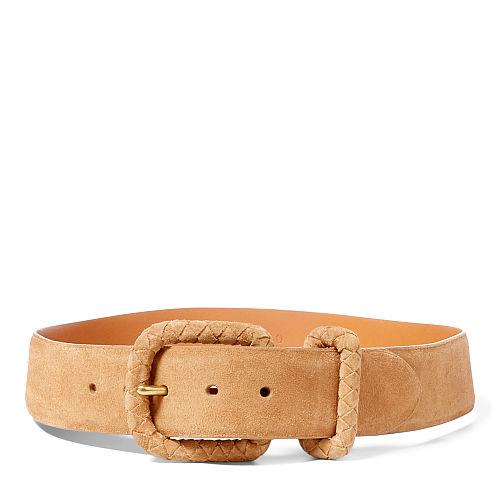 Polo Ralph Lauren Suede Belt Sand