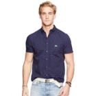 Ralph Lauren Denim & Supply Star-print Cotton Poplin Shirt Navy