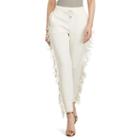 Polo Ralph Lauren Leather-fringe Fleece Jogger Essex Cream