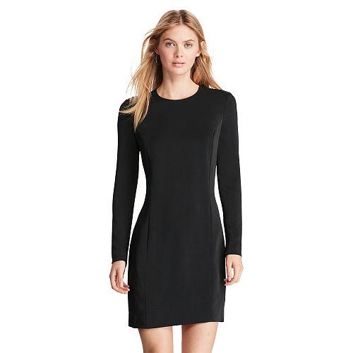 Polo Ralph Lauren Cady Long-sleeve Dress Polo Black