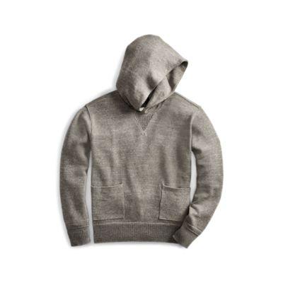 Ralph Lauren Cotton-wool Hoodie Grey Heather