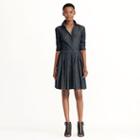 Ralph Lauren Lauren Petite Denim Fit-and-flare Shirtdress Mineral Blue