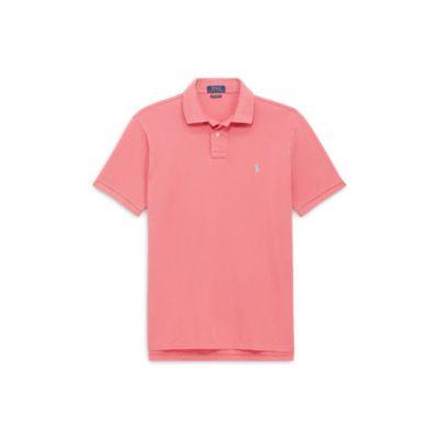 Ralph Lauren Custom Slim Fit Mesh Polo Hyannis Red