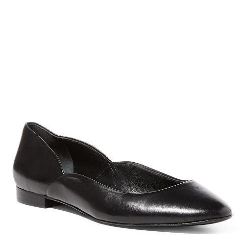 Polo Ralph Lauren Nala Nappa Leather Flat Black