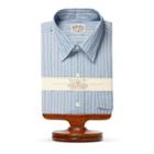 Ralph Lauren Eli Striped Poplin Shirt Rl 125 Navy Blue