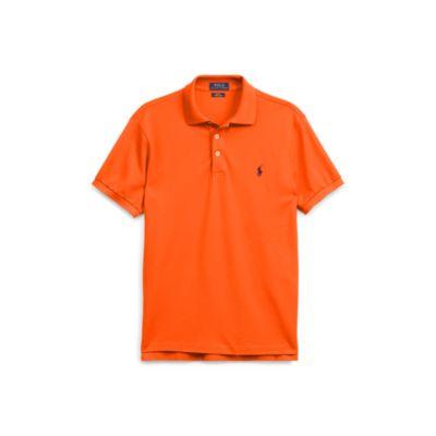 Ralph Lauren Slim Fit Stretch Mesh Polo Rafting Orange