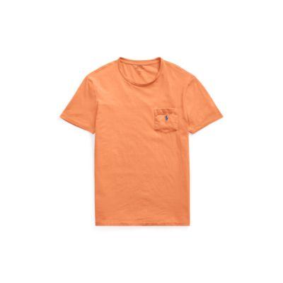 Ralph Lauren Custom Slim Fit Cotton T-shirt May Orange