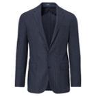 Polo Ralph Lauren Polo Wool-silk Sport Coat Navy And Black