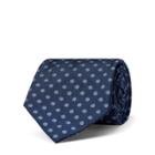 Ralph Lauren Flower Silk Narrow Tie Blue
