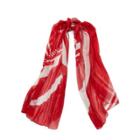 Ralph Lauren Mixed-stripe Scarf Red