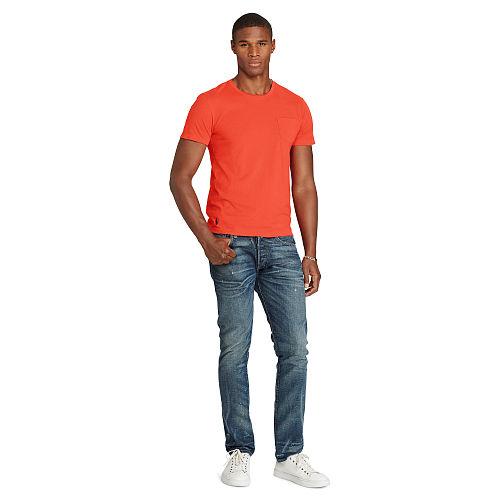 Polo Ralph Lauren Custom-fit Cotton T-shirt Red Reef