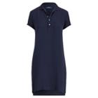 Polo Ralph Lauren Silk Short-sleeve Polo Dress Navy