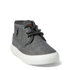 Ralph Lauren Waylon Chambray Sneaker Grey Chambray
