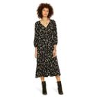 Ralph Lauren Denim & Supply Floral-print Duster Dress Black/ Tan Floral