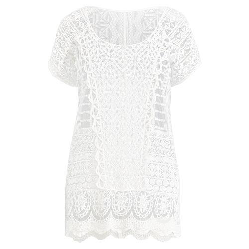 Polo Ralph Lauren Crocheted Lace Cover-up Ivory