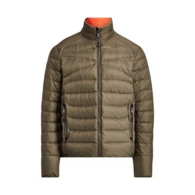 Ralph Lauren Rlx Lightweight Down Jacket Dark Olivewood