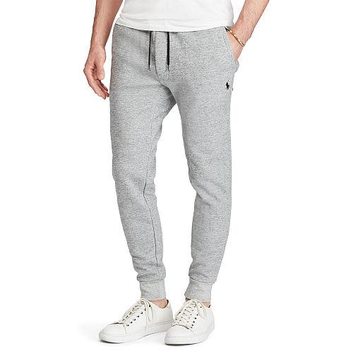 Polo Ralph Lauren Double-knit Jogger Salt And Pepper Heathr