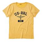 Ralph Lauren Rrl Cotton Jersey Graphic T-shirt Washed Gold