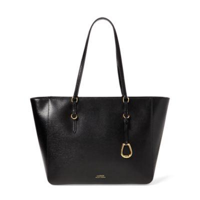 Ralph Lauren Saffiano Leather Tote Black